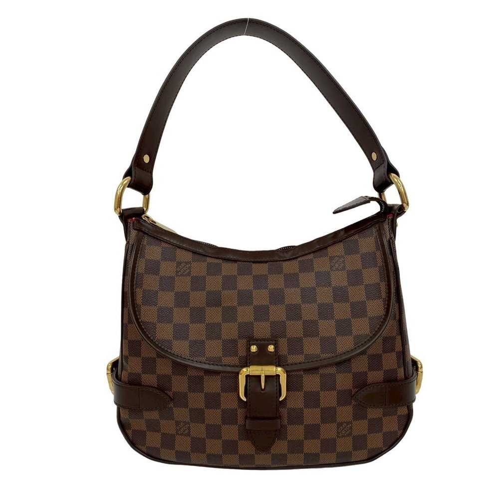 LOUIS VUITTON Brown Damier Leather Shoulder Bag